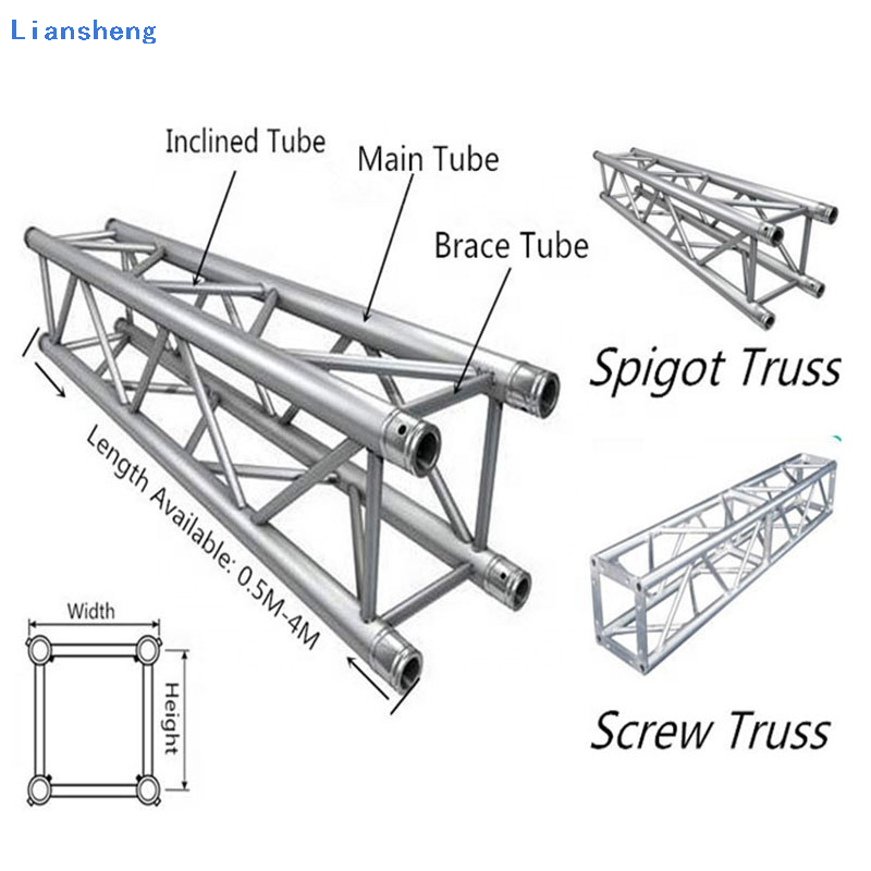 Aluminium-Traversen-Konzert-Traversen-Event-Bühnen-Lautsprecher-Hebezapfen für den Außenbereich, DJ-Beleuchtungs-Display-Traversen