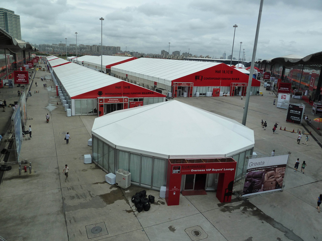 China-Hersteller liefert großes Outdoor-Event für Outdoor-Ausstellungszelt. Großes Messezelt aus PCV-Aluminiumrahmenmaterial zum Verkauf