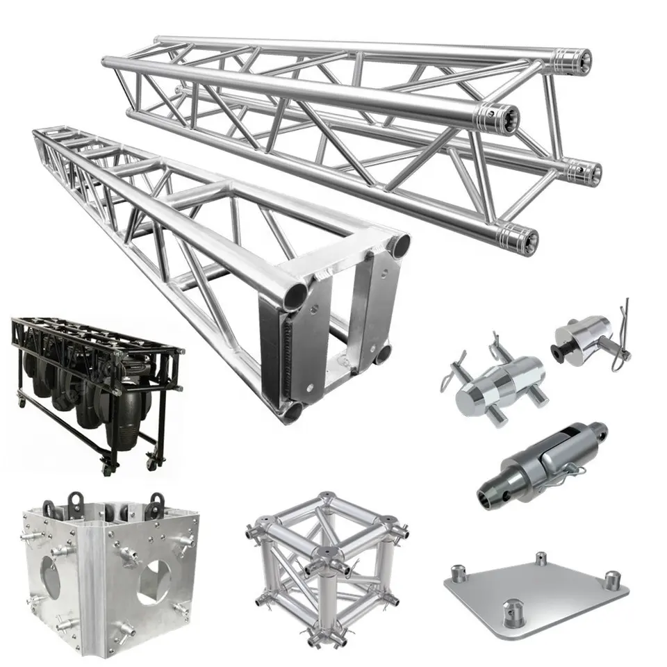 Heißer Verkauf Outdoor-Aluminium-Quadrat-Beleuchtungs-Traversenständer mit Truss-Hebesystem-Konzertbühne für Event-Show