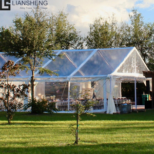 Transparentes kundenspezifisches Zelt des heißen Verkaufs 10x20m 10x30m 20x30m Zelt-Hochzeitsfeier-Zelte für Ereignis-Festzelt mit 200 300 600 Kapazität