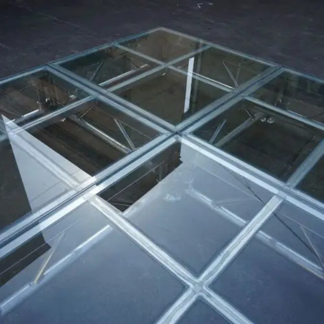 Zusammenklappbare tragbare Glas-Aluminium-Hochzeitsbühne