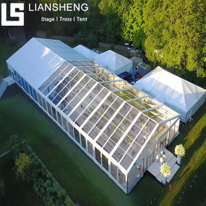 30m×60m Panorama-transparentes Hochzeitszelt | Unter der Kuppel koexistieren Liebe und Sternenlicht – 1800㎡ säulenfreier Kunstraum, der eine lebenslange, unvergessliche Hochzeit auf Saalebene schafft
