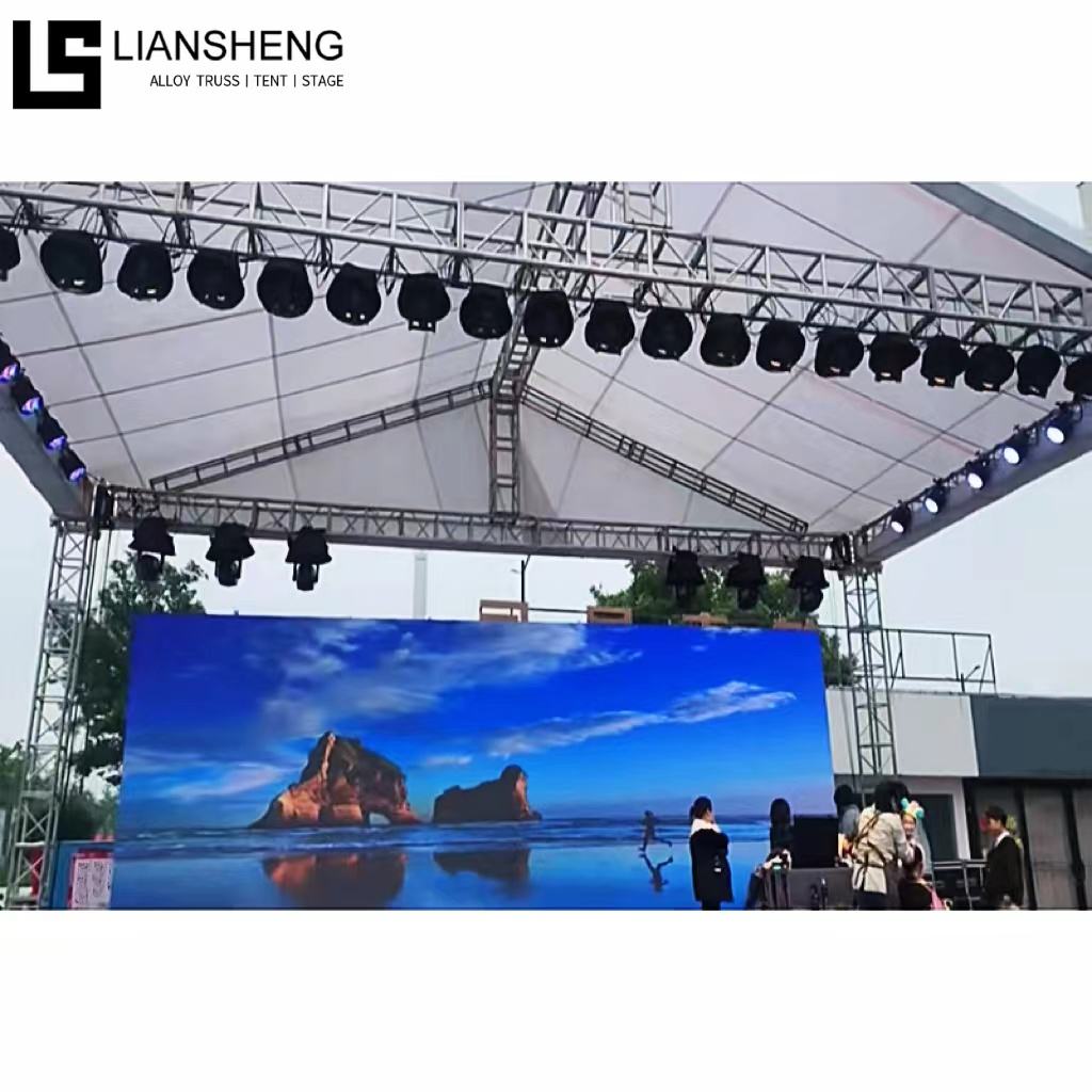 Heißer Verkauf Aluminium Zapfen Truss Bühnenbeleuchtung Live Show Bühne Truss Display für den Verkauf