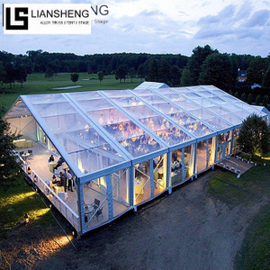 Großer transparenter Aluminiumrahmen-Hochzeitszelt-Hersteller, luxuriöser Party-Event-Zeltlieferant