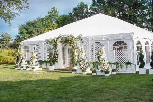 Welche Zeltgröße benötigen Sie für 100 Gäste?