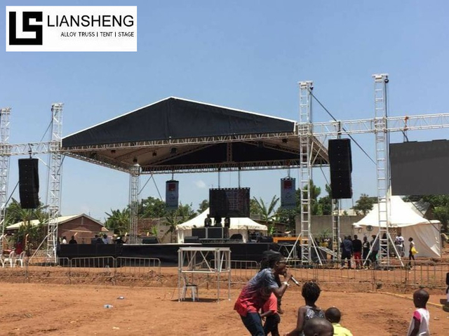 8*6*6m Flachdach-Aluminiumlegierungszapfen-Schrauben-Fachwerk-Ereignis-Konzert-Bühne