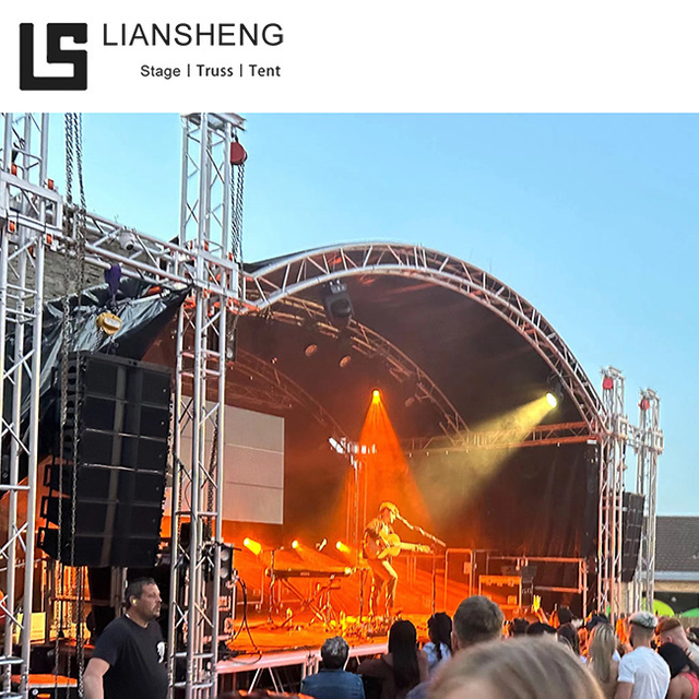 Aluminium-Outdoor-Event-Zelt, Konzertbühne, Riser, Plattform-Design, Ständer, Fachwerk, Display, Dachbühne