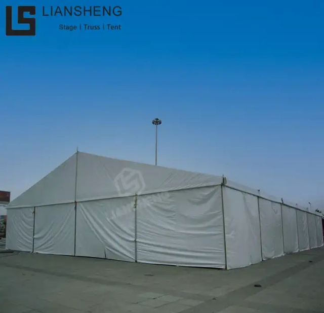 Hochwertiges Aluminium-Lagerzelt, Industrielager-Unterstand, wetterfest, schneller Aufbau