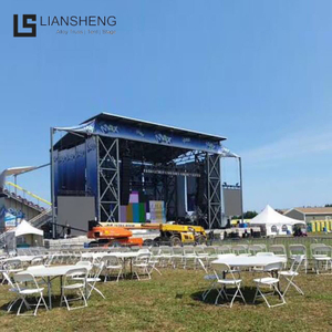 Free Design Flat Top Aluminium Truss Bühnensystem, maßgeschneiderte Design-Konzert-Event-Außenbühne