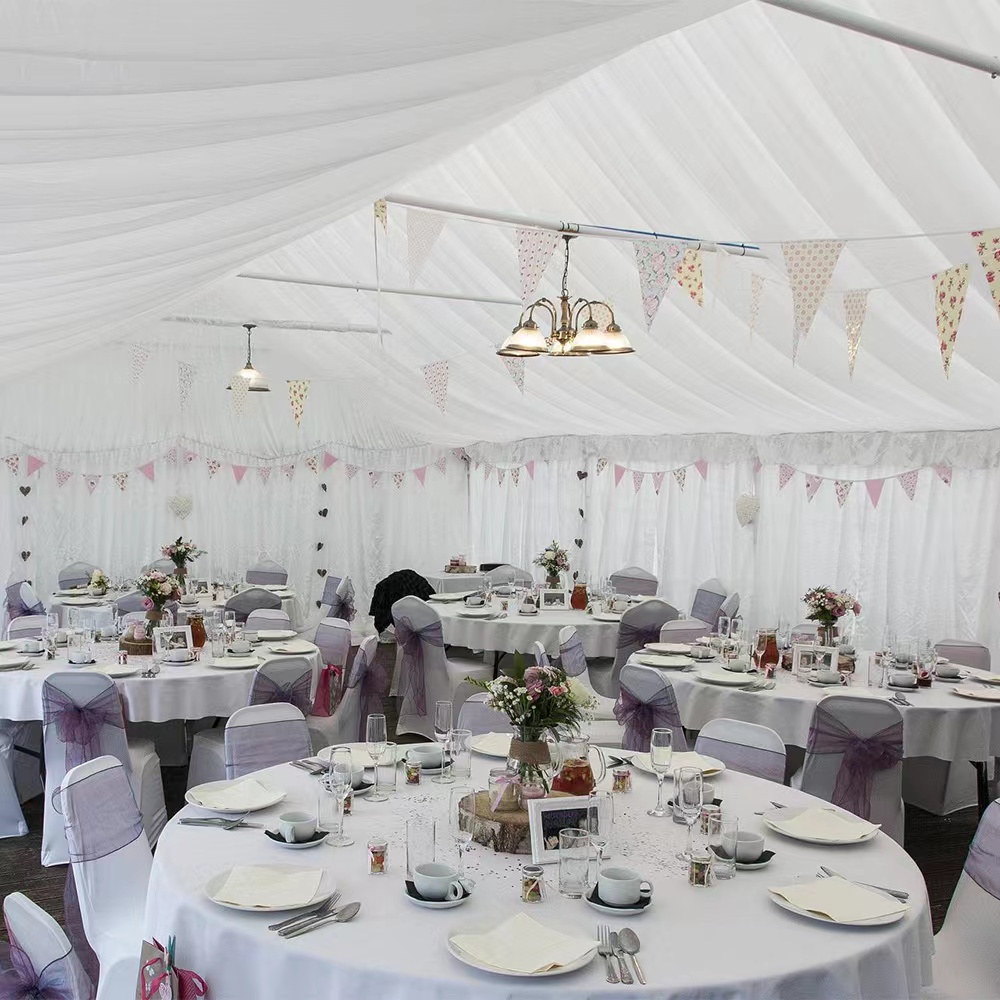 Wunderschönes Hochzeitszelt von höchster Qualität