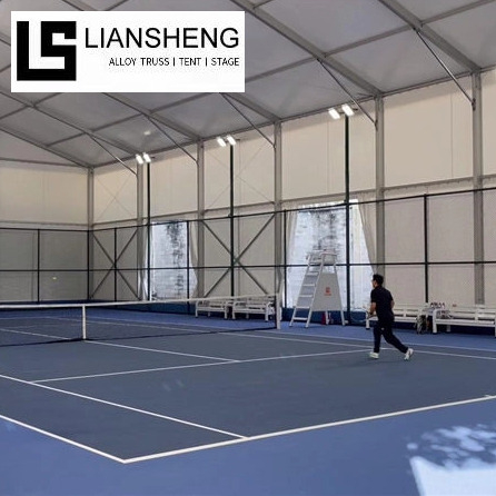 Luxuriöses, winddichtes Zelt, wasserdichtes PVC-Baldachin, Basketballplatz-Zelt, Aluminiumrahmen, permanente Struktur, Sportzelt