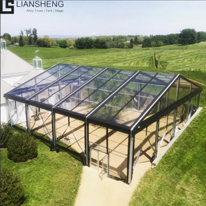 Fabrikpreis Outdoor-Zelte Event-Business-Zelt Hochverstärkte Aluminiumlegierungsstruktur Glaswand-Festzelt-Messezelt