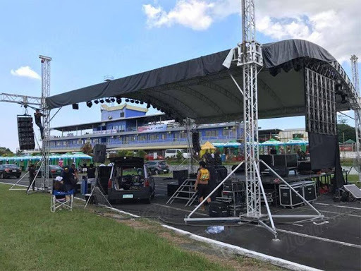 Hebeturm-Traversensystem für Lichter und Lautsprecher