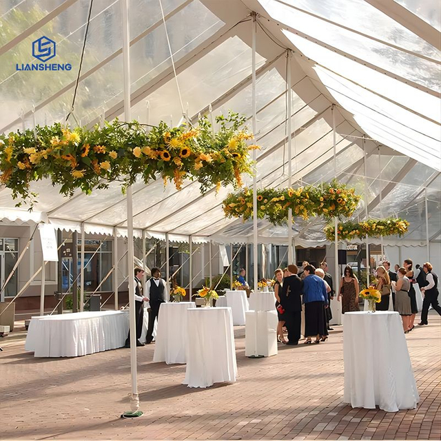 Liansheng · Star Dome Pavillon | Transparentes Panorama-Hochzeitszelt (15 m x 25 m nach Maß)