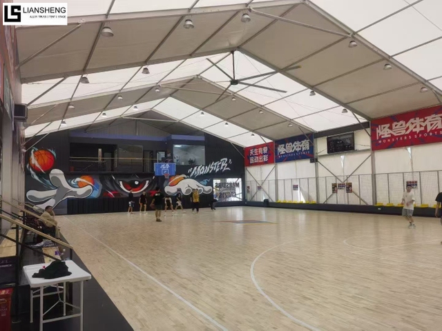 Polygonales Sportzelt aus Aluminiumlegierung für Großveranstaltungen, Stadien, Schwimmbäder und Wettbewerbe