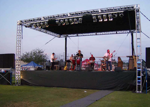 Aluminium-Traversen-Anzeigesystem, kundenspezifische DJ-Leuchten, Zapfen-Traversen-OEM