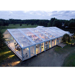 Hochwertiges romantisches Hochzeitsaktivitätszelt im Freien, transparentes, winddichtes Festzelt zum Verkauf