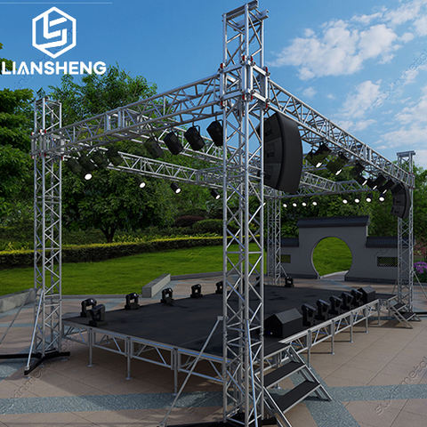 Heißer Verkauf Großhandel Event Truss Bühne Aluminium Konzert Bühne Podium Dach Truss Bühne Display