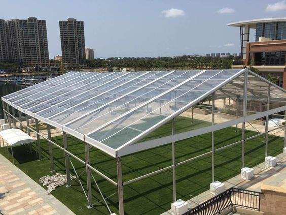 500 800 1000 Personen Luxus-Hochzeitszelt mit klarem Dach, Partyzelte zum Verkauf, transparentes Zelt für Hochzeiten