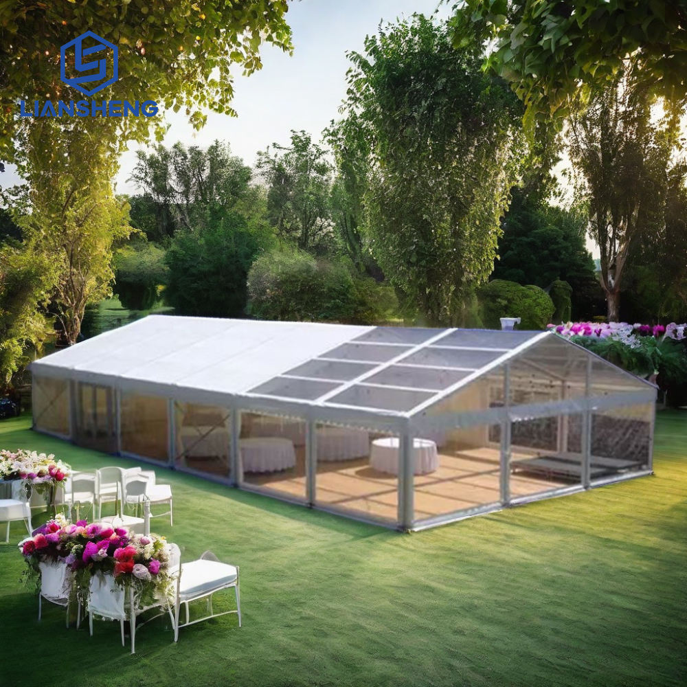 Kundenspezifisches weißes Event-Hochzeitsfestzelt mit Aluminiumrahmen, wasserdichter PVC-Abdeckung 10x12, 10x15, 10x20, 10x30, 10x40, 10x50