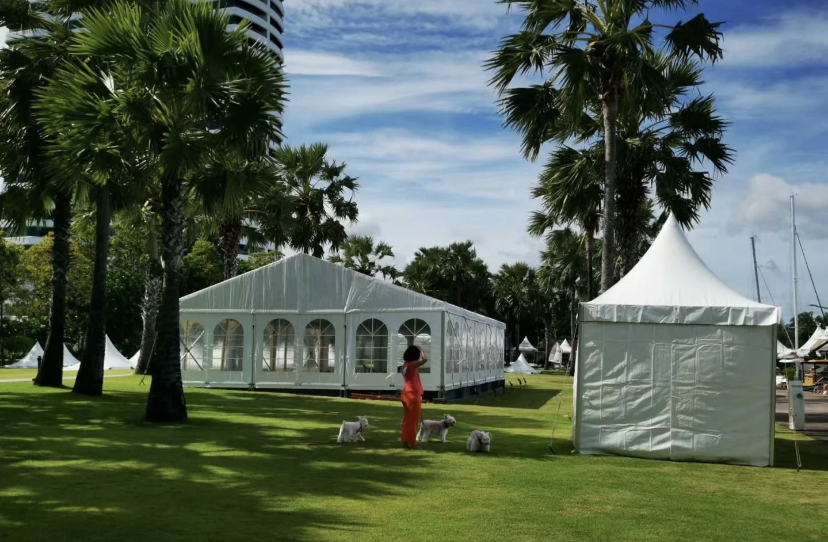 Wunderschönes Hochzeitszelt von höchster Qualität