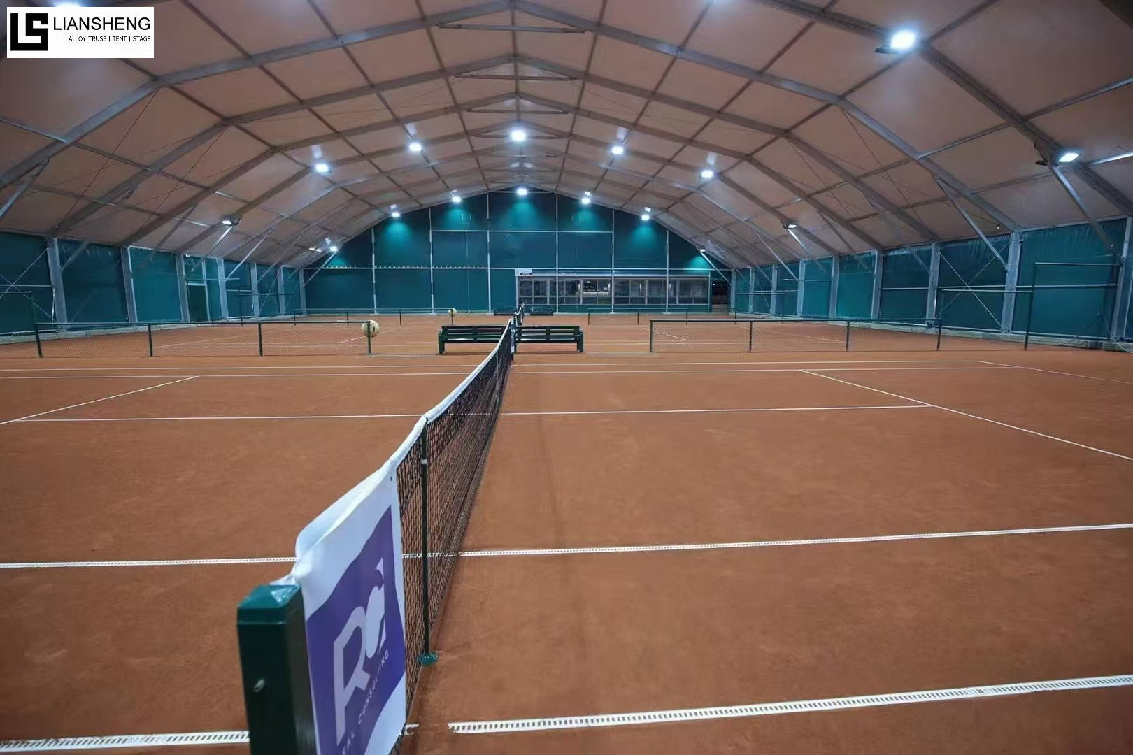 Polygonales Sportzelt aus Aluminiumlegierung für Großveranstaltungen, Stadien, Schwimmbäder und Wettbewerbe