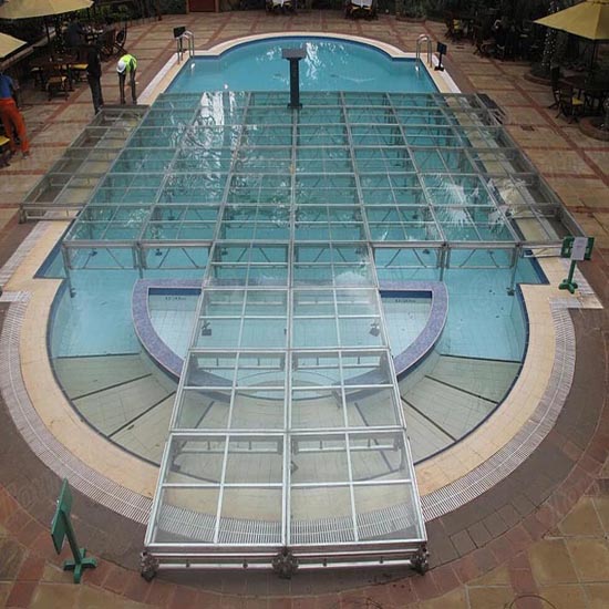 Zusammenklappbare tragbare Glas-Aluminium-Hochzeitsbühne