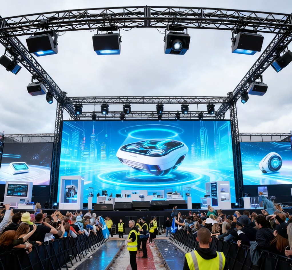 20 m × 40 m großes Konzertbühnen-Aluminium-Traversensystem