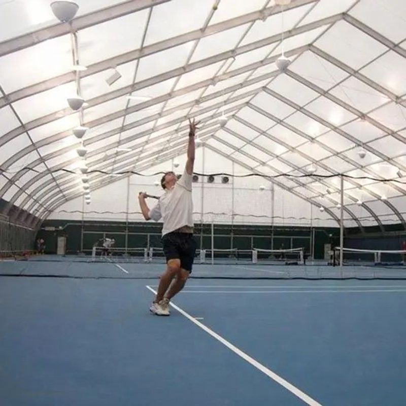  Großes temporäres Tennisplatzzelt für Veranstaltungen