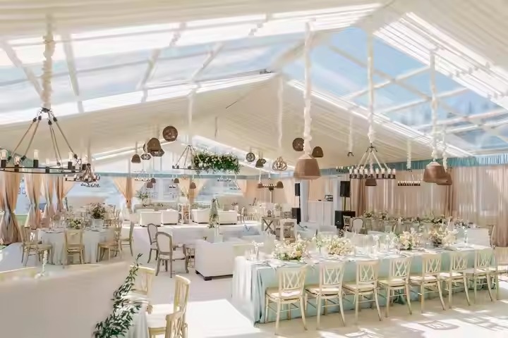 Hochzeits-Festzelt-Zelt, transparent, durchsichtig, Partyzelte zum Verkauf