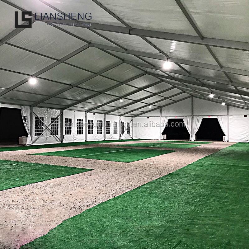 Langlebige, wasserdichte, robuste 20 x 50 m große, modulare Aluminiumzelte für die Lagerstruktur