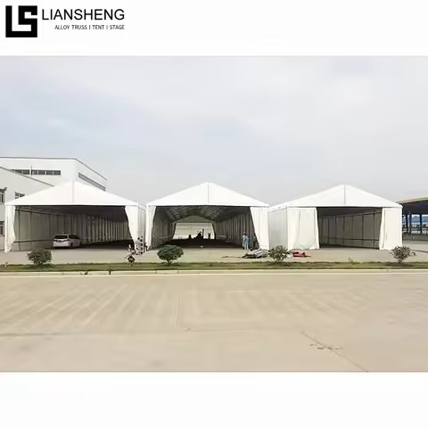[Qingtian-Serie] 50 x 100 m großes gewerbliches Lagerzelt – 5.000 m² säulenfreier Raum · Schneller Aufbau · Revolutionäre Lösung für die Unternehmenslagerung