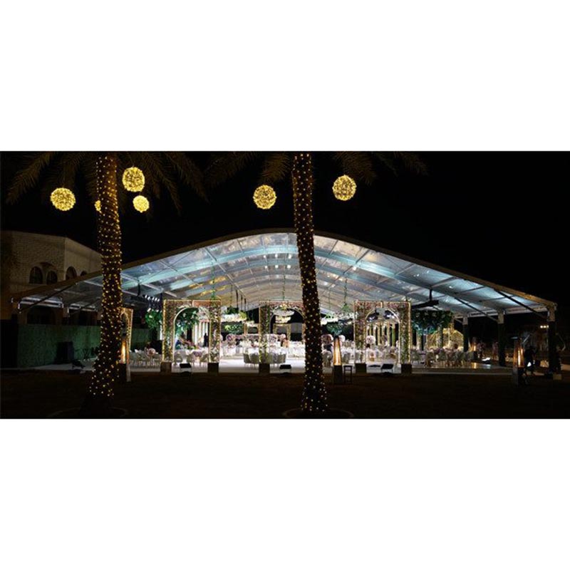 20 x 30 m luxuriöses, wasserdichtes Festzelt für Hochzeiten