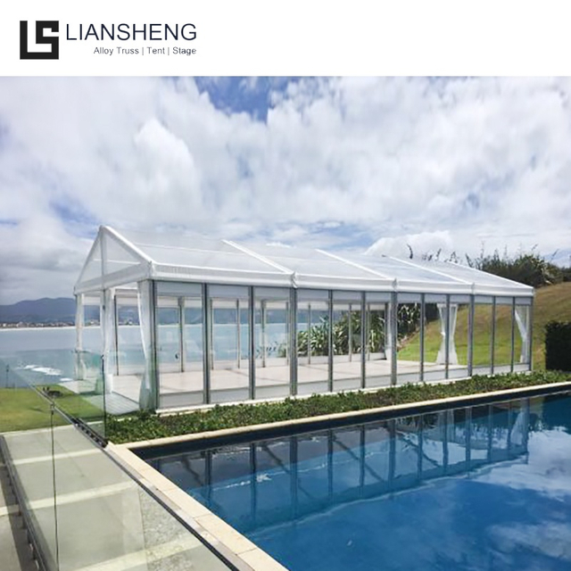 Großes Kirchenzelt mit Aluminiumrahmen für Event-Festzelte im Freien, 15 x 30 m