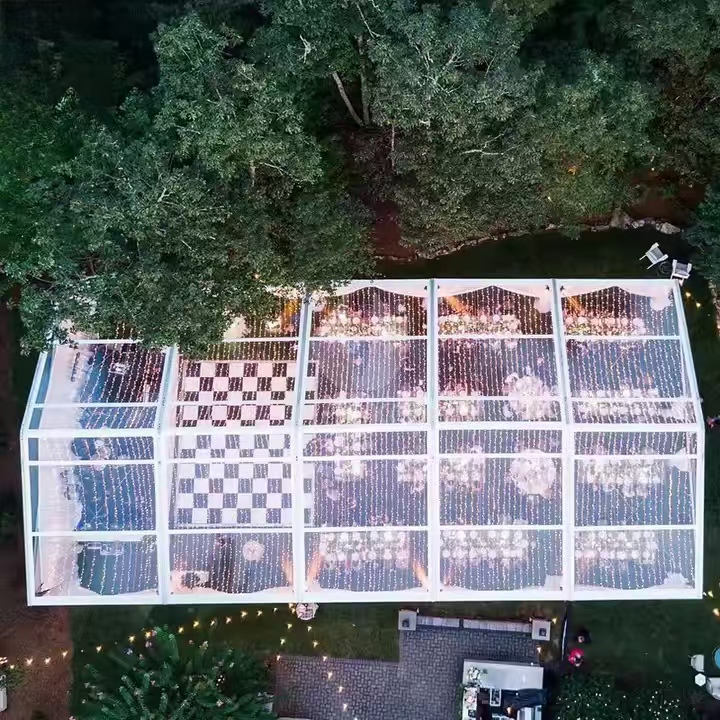 Hochzeitsfestzelt im Freien zum Verkauf Transparenter Hersteller von Veranstaltungszelten aus Aluminiumlegierung 