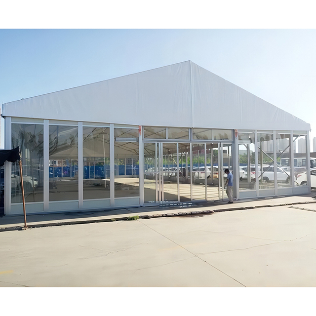 Hochwertiges Glaszelt mit Aluminiumrahmen für Hochzeitsfeiern und Veranstaltungen zum Verkauf