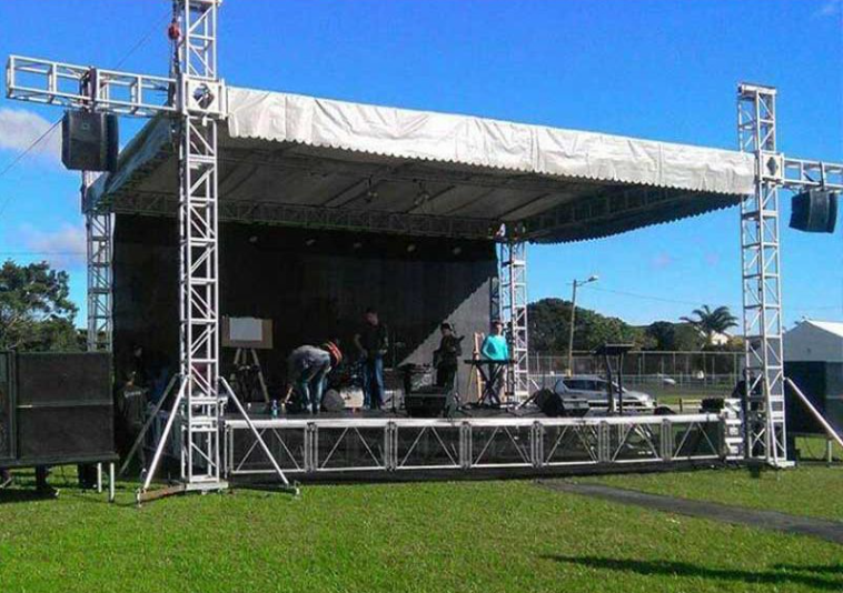 Aluminium-Traversen-Anzeigesystem, kundenspezifische DJ-Leuchten, Zapfen-Traversen-OEM