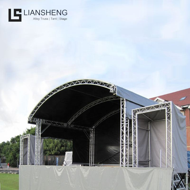 Outdoor-Event-Konzert-Event-Bühnenplattform Arc Top Truss Aluminium-Display Kundenspezifisches Design