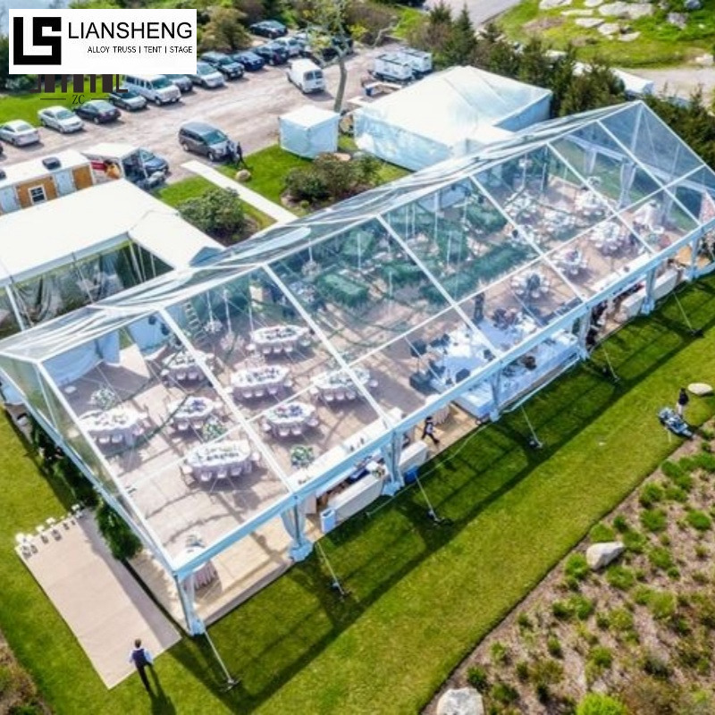 Transparentes Zelt – Elegante, klare Struktur für Luxusveranstaltungen