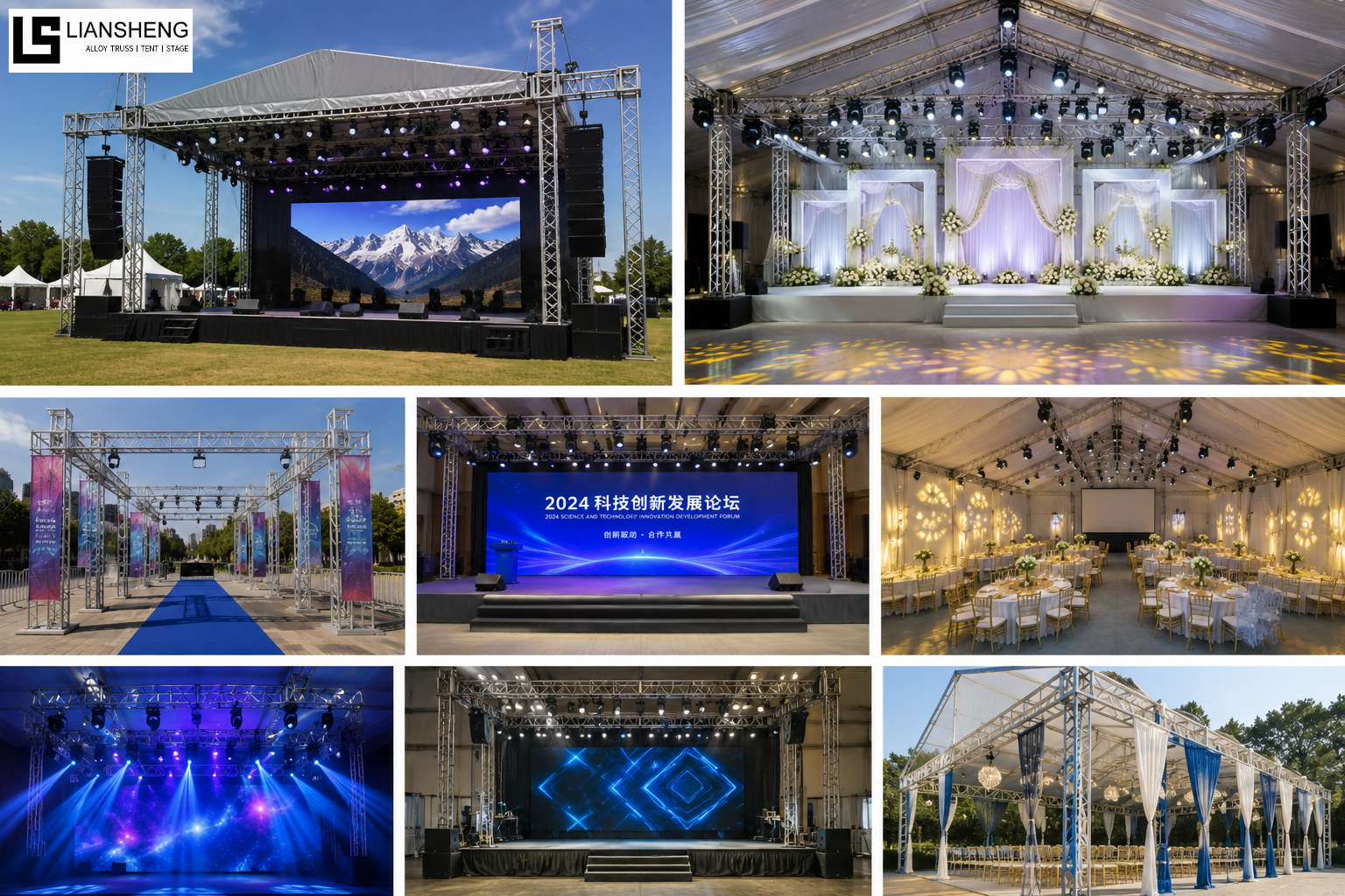 Kleine Aluminium-Traverse – kompakt, stabil und perfekt für den professionellen Event-Aufbau