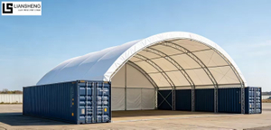 Muschelzelt – gebogenes Aluminium-Eventzelt für Partys, Ausstellungen und luxuriöse Outdoor-Events