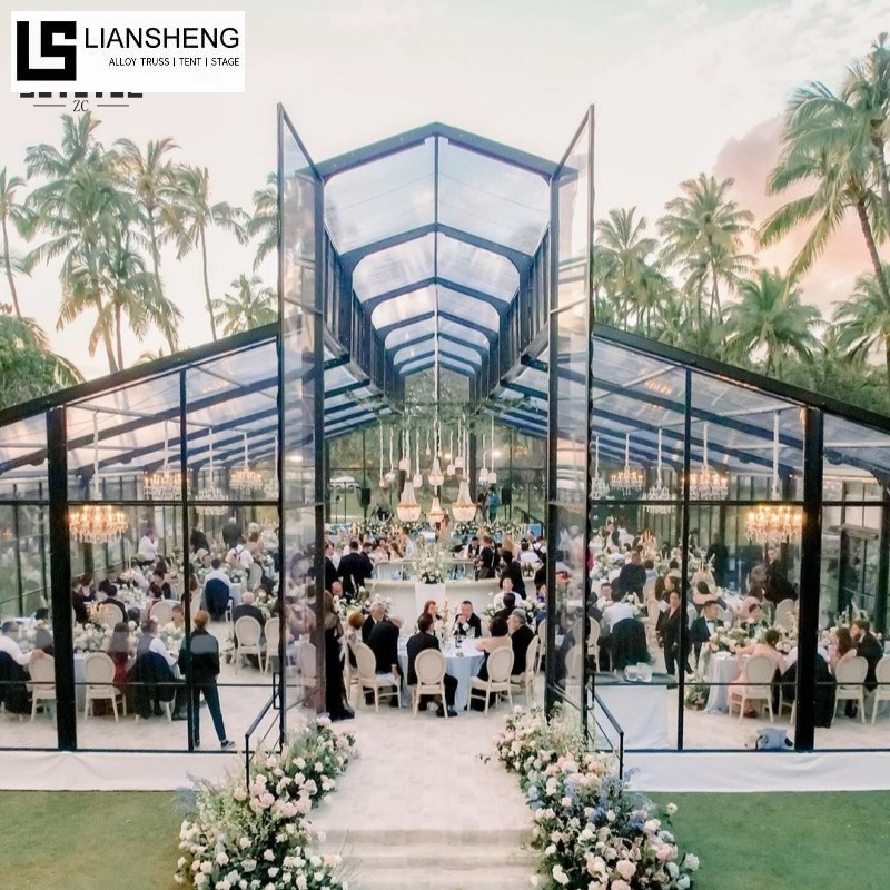 Atriumzelt – Elegante große Veranstaltungsstruktur für Hochzeiten und Ausstellungen