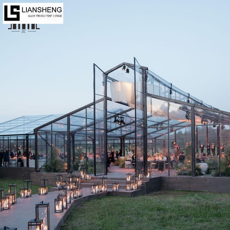 Atriumzelt – Elegante große Veranstaltungsstruktur für Hochzeiten und Ausstellungen